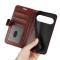  Google Pixel 11/10 Fodral Crazy Horse Läder Brun