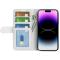  iPhone 15 Pro Max Fodral Läder Vit