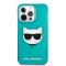 Karl Lagerfeld Karl Lagerfeld iPhone 13 Pro Skal TPU Choupette Fluorescent Blå