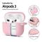 Tech-Protect Tech-Protect AirPods 3 Skal Silikon Hook Dusty Pink