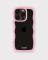 holdit holdit iPhone 16 Pro Max Skal Wavy Pink/Transparent