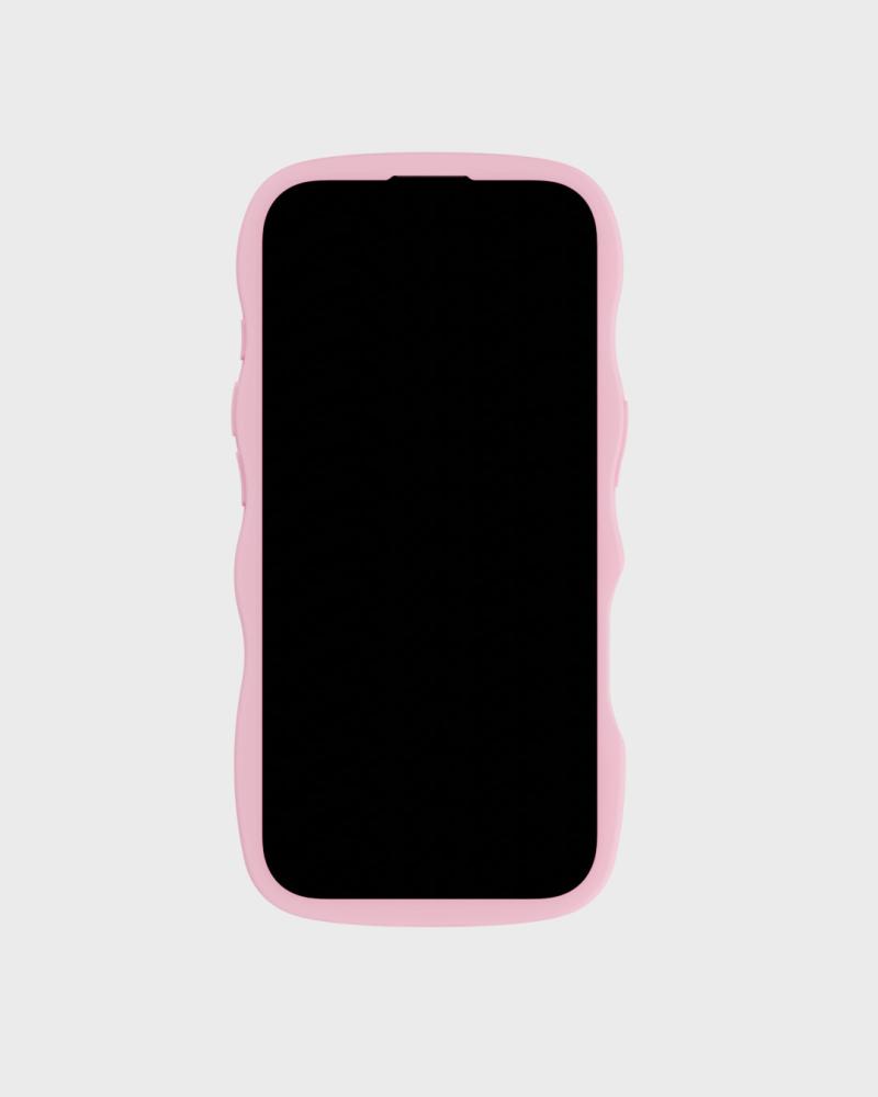 holdit holdit iPhone 16 Pro Max Skal Wavy Pink/Transparent