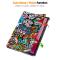  Lenovo Tab M11 Fodral Tri-Fold Läder Graffiti