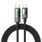 MCDODO Mcdodo 1.2m 100W 5A USB-C - USB-C Auto Off Kabel Svart