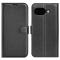  Google Pixel 10a Fodral Litchi Läder Svart