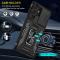  Samsung Galaxy S23 Ultra Skal Hybrid Ring Armor Svart