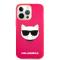 Karl Lagerfeld Karl Lagerfeld iPhone 13 Pro Skal TPU Choupette Fluorescent Rosa