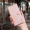  Samsung Galaxy S25 Ultra Fodral Läder RFID Roséguld