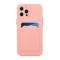  iPhone 13 Pro Skal Med Kortfack Ljus Rosa