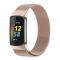  Fitbit Charge 6 / 5 Metall Armband Milanese Loop Champagne Guld