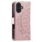  iPhone 16 Fodral Mandala Läder Roséguld