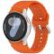  Galaxy Watch 5/5 Pro/6/7/FE Armband Silikon Wave Design Orange