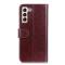  Samsung Galaxy S22 Plus Fodral Crazy Horse Läder Brun