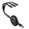 BASEUS Basues 1.2 m 3in1 USB-C / Lightning / MicroUSB Retractable Svart