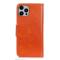 iPhone 15 Pro Fodral Läder Nappa Textur Orange