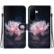  Samsung Galaxy A27 5G Fodral Läder Blomma Rosa