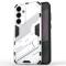  Samsung Galaxy S25 Skal Kickstand Hybrid Armor Vit