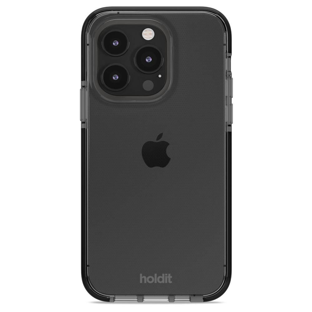 holdit holdit iPhone 15 Pro Mobilskal Seethru Svart