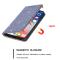  iPhone 15 Plus Fodral Flip Glitter Grå
