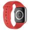 ColorPop Apple Watch 42/44/45/46/49 mm Silikon Armband (S/M) Röd
