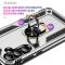  Samsung Galaxy A55 5G Skal Ring Armor Hybrid Silver
