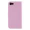  iPhone 7/8/SE (2020/2022) - Äkta Läder Plånboksfodral - Ljus Rosa