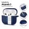 Tech-Protect Tech-Protect AirPods 3 Skal Silikon Hook Navy Blue