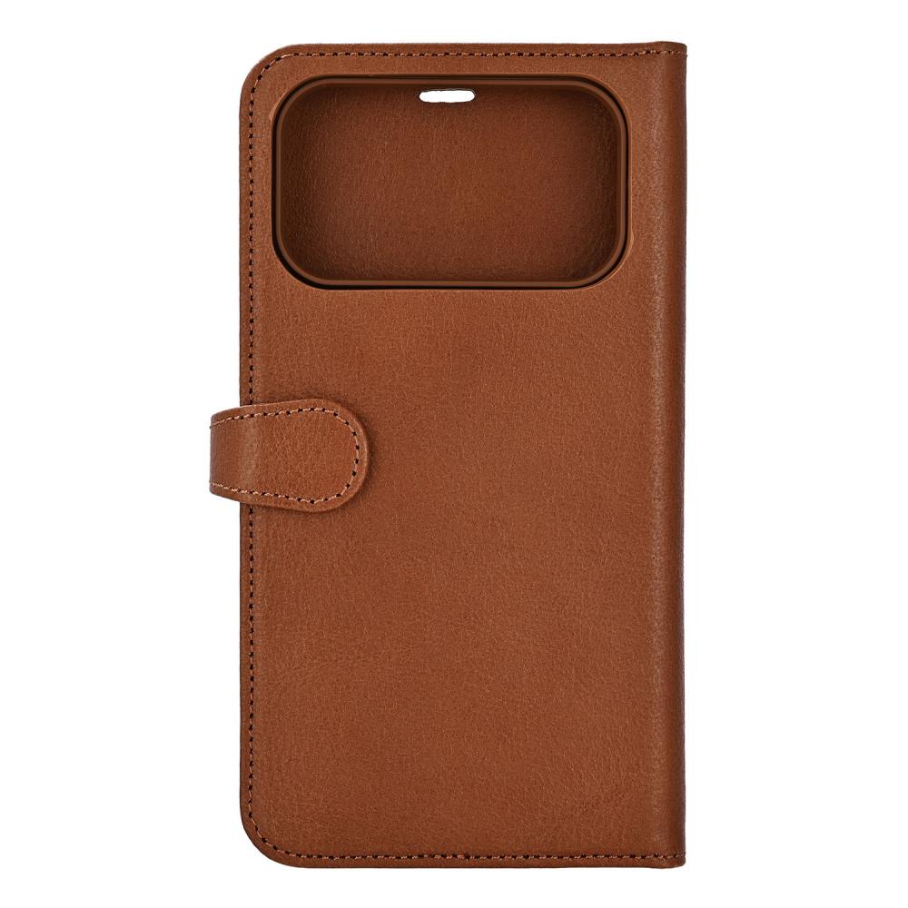 Buffalo Buffalo iPhone 17 Pro Max Fodral MagSafe 2in1 Äkta Läder Brun