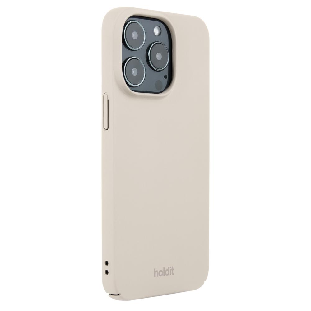 holdit holdit iPhone 15 Pro Mobilskal Slim Light Beige