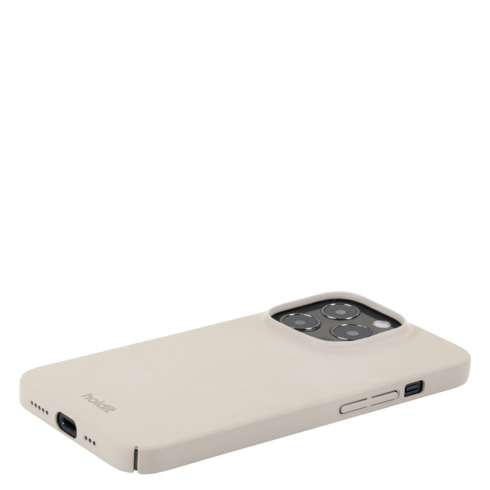 holdit holdit iPhone 15 Pro Mobilskal Slim Light Beige