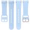  Galaxy Watch 5/5 Pro/6/7/FE Armband Silikon Wave Design Rosa