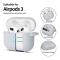 Tech-Protect Tech-Protect AirPods 3 Skal Silikon Hook Crayon Grey