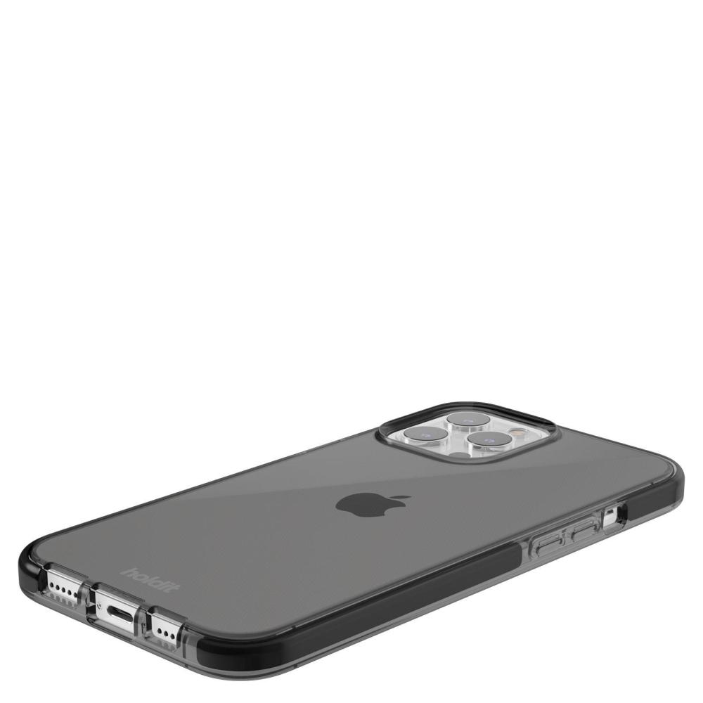 holdit holdit iPhone 15 Pro Max Mobilskal Seethru Svart