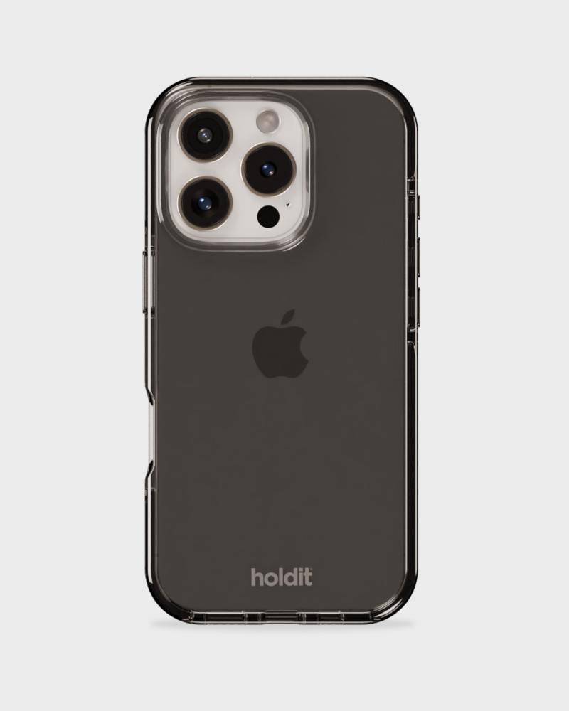 holdit holdit iPhone 16 Pro Mobilskal Seethru Svart