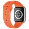 ColorPop Apple Watch 42/44/45/46/49 mm Silikon Armband (M/L) Orange