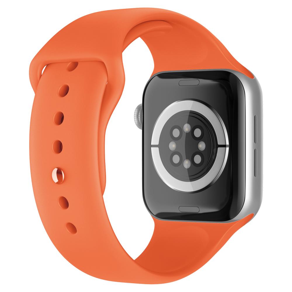 ColorPop Apple Watch 42/44/45/46/49 mm Silikon Armband (M/L) Orange