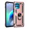  Motorola Moto G100 Skal Hybrid Ring Skal Roséguld
