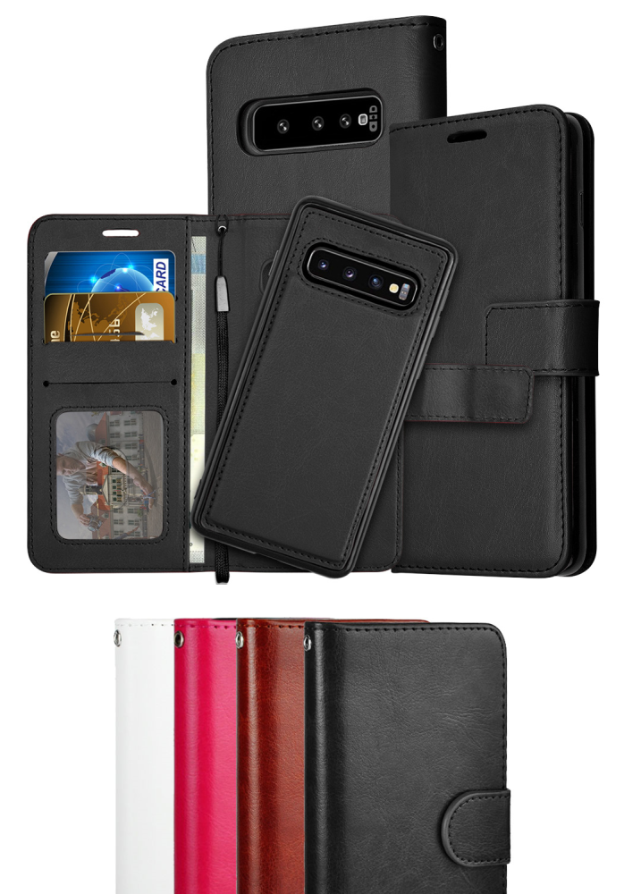  Samsung S10e - Fodral / Magnet Skal 2 in 1 - Rosa