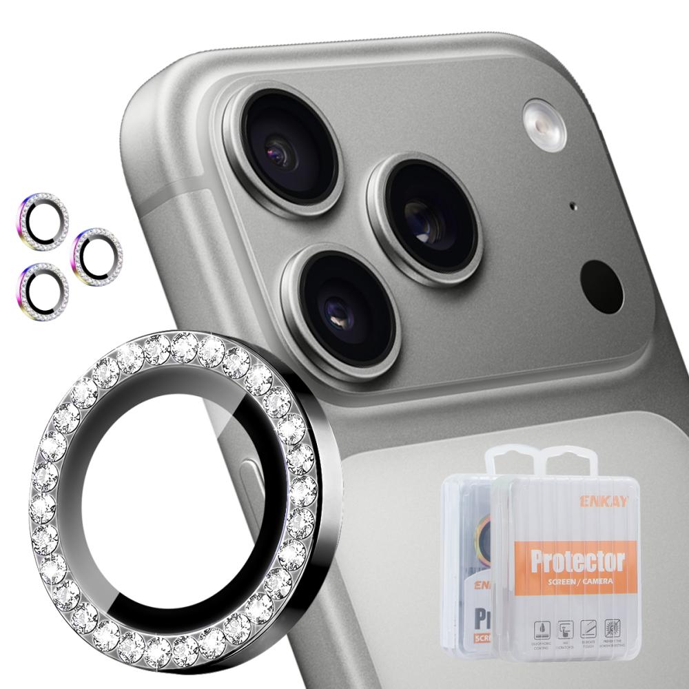 HAT PRINCE HAT PRINCE iPhone 18 Pro/18 Pro Max Linsskydd Enkay Strass