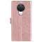  Nokia G10 / G20 Fodral Tryckt Mandala Läder Roséguld