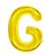 Bokstavsballong G 40 cm Guld