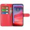  Motorola Edge 50 Pro 5G Litchi Läder Fodral Röd