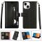  iPhone 15 Plus Multifunktionellt Fodral Svart