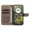  Motorola Edge 70 Fodral Med Fjäril Tryck Grå