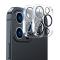 ENKAY ENKAY iPhone 15 Pro / 15 Pro Max 2-PACK Linsskydd BlackRing Härdat Glas