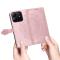  Xiaomi Redmi Note 14 5G Fodral Läder Mandala Tryck Roséguld