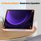  Samsung Galaxy Tab S9 FE Fodral Läder Pennhållare Rosa