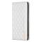 BINFEN BINFEN Galaxy S25 Ultra Fodral Flip Diamond Läder Vit