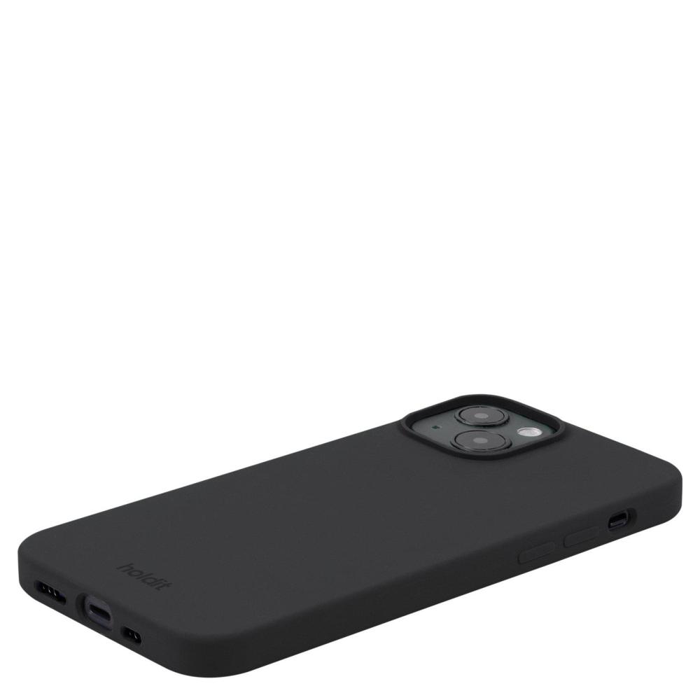 holdit holdit iPhone 15 Mobilskal Silikon Svart