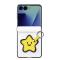 DUX DUCIS DUX DUCIS Samsung Galaxy Z Flip 8 Skal PU-Läder Stjärna Vit
